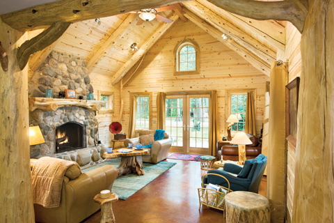 Small Log Homes = Storybook Charm